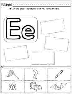 E Flash Worksheet.pdf Free Letter E Worksheets