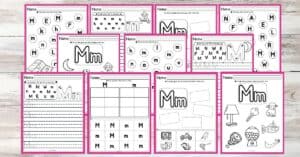 Free Letter M Worksheets